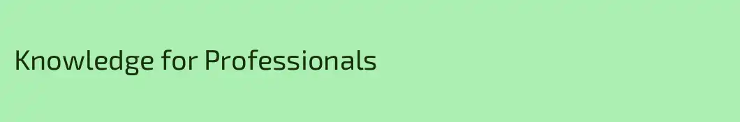 Knowledge for Professionals